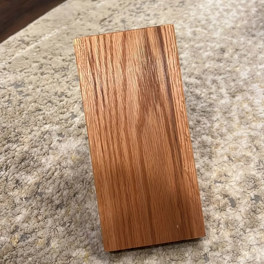 Cutco 8 Slot Wooden Wood Honey Oak Knife Block Usa Preowned Nice